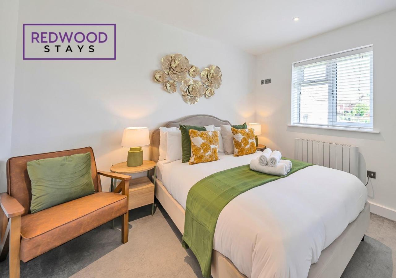 Modern Serviced Apartments For Contractors & Families With Free Parking, Wifi & Netflix By Redwood Stays Basingstoke Exterior photo